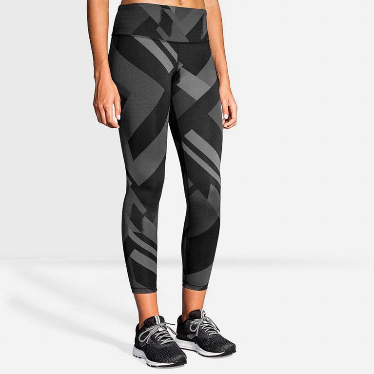 Brooks Formation Womens Running Leggings - Grey - Philippines (192803FQO)